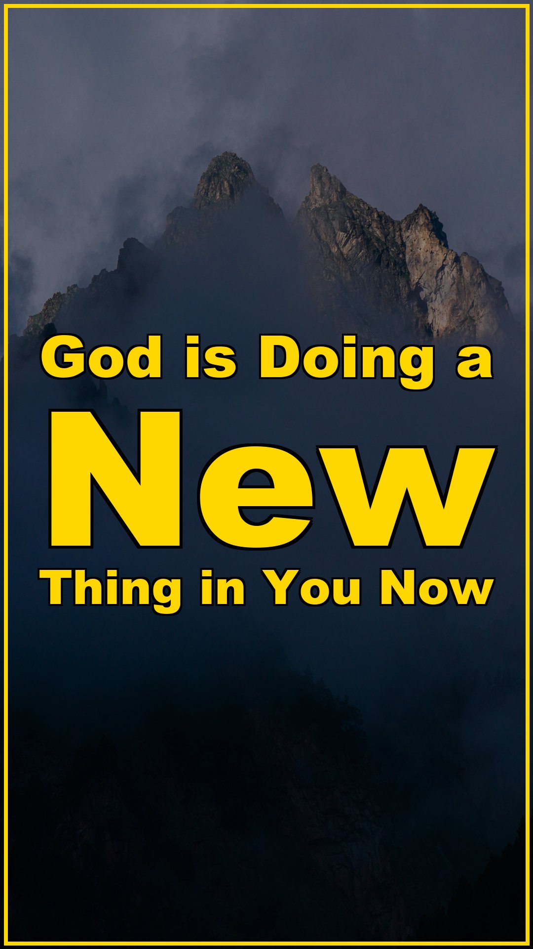 God is Doing a New Thing in You Now