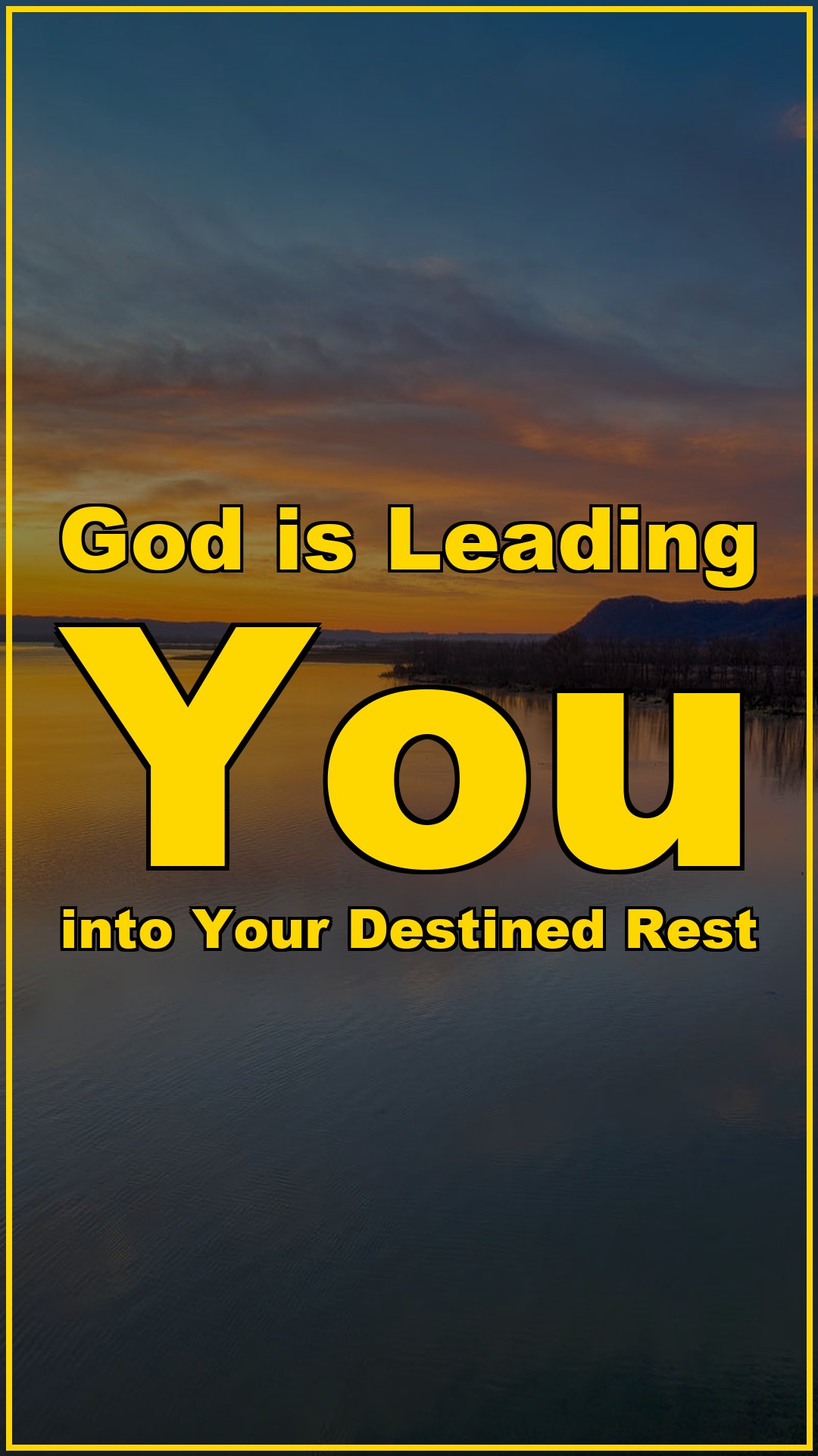 God is Leading You Into Your Destined Rest