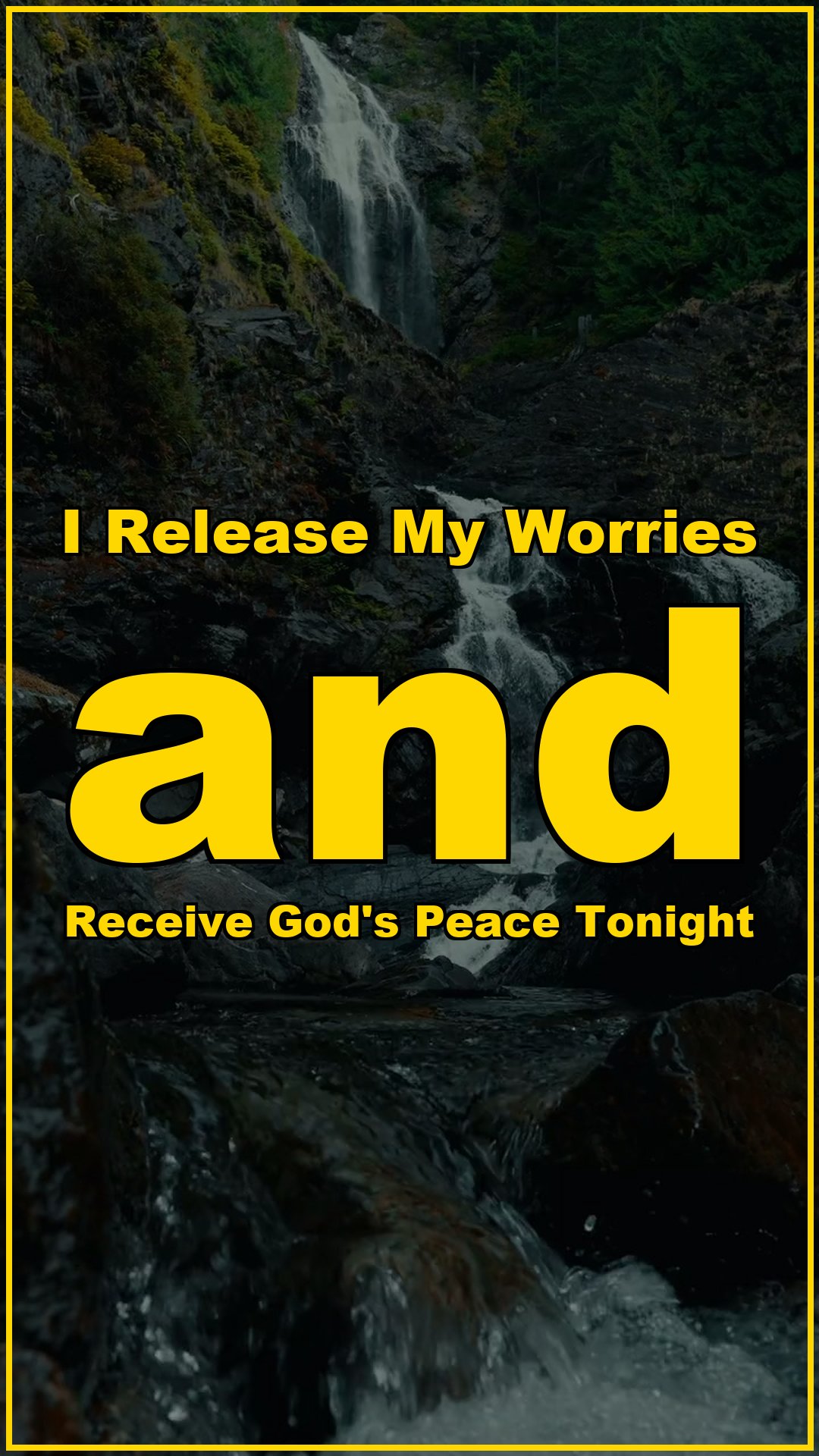 I Release My Worries and Receive God’s Peace Tonight