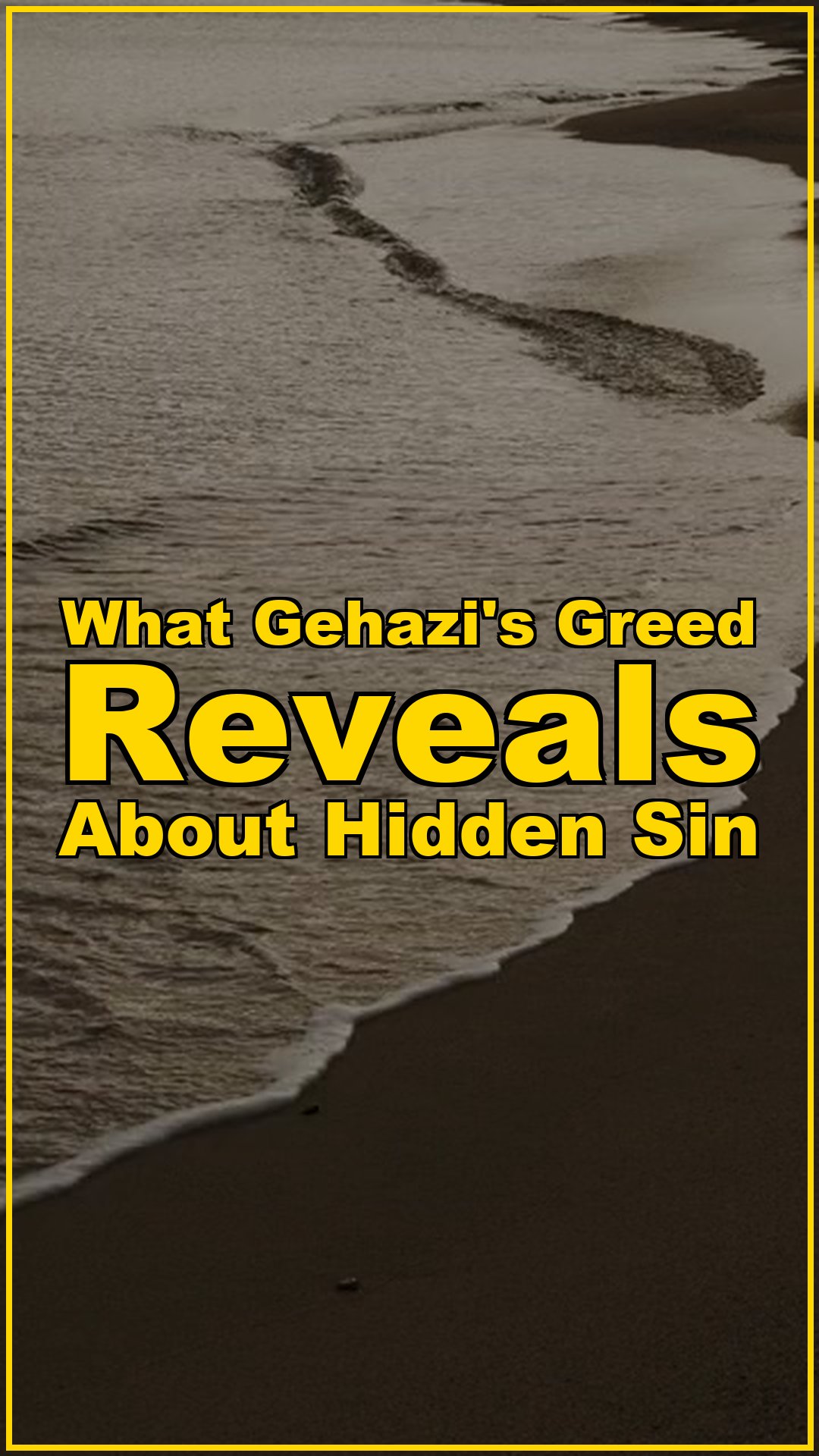 What Gehazis Greed Reveals About Hidden Sin