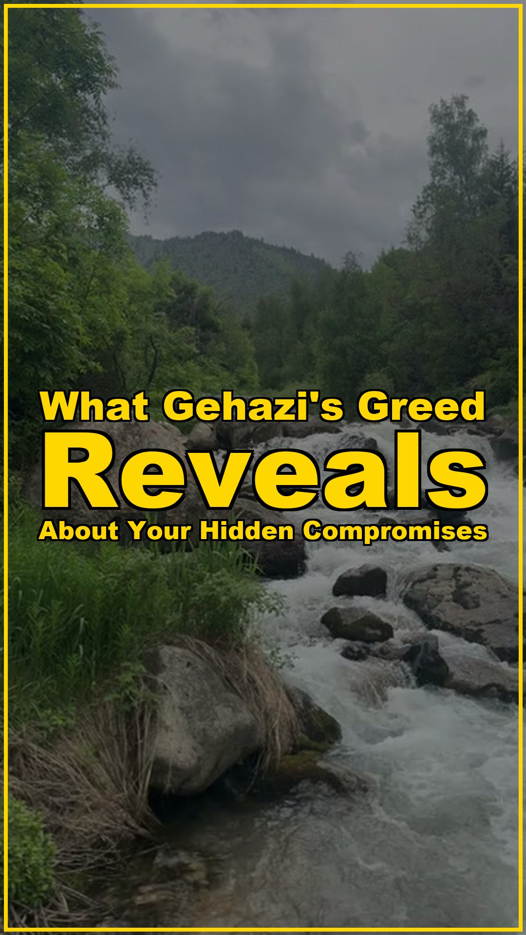 What Gehazis Greed Reveals About Your Hidden Compromises