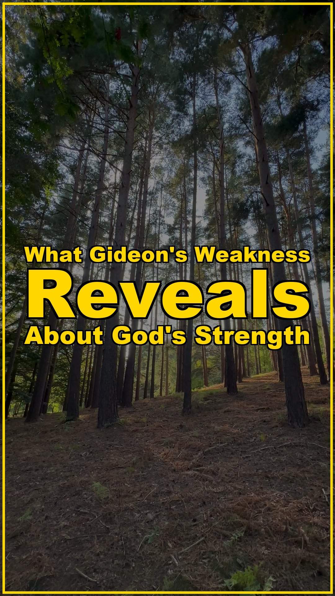 God hid deep wisdom in this story.