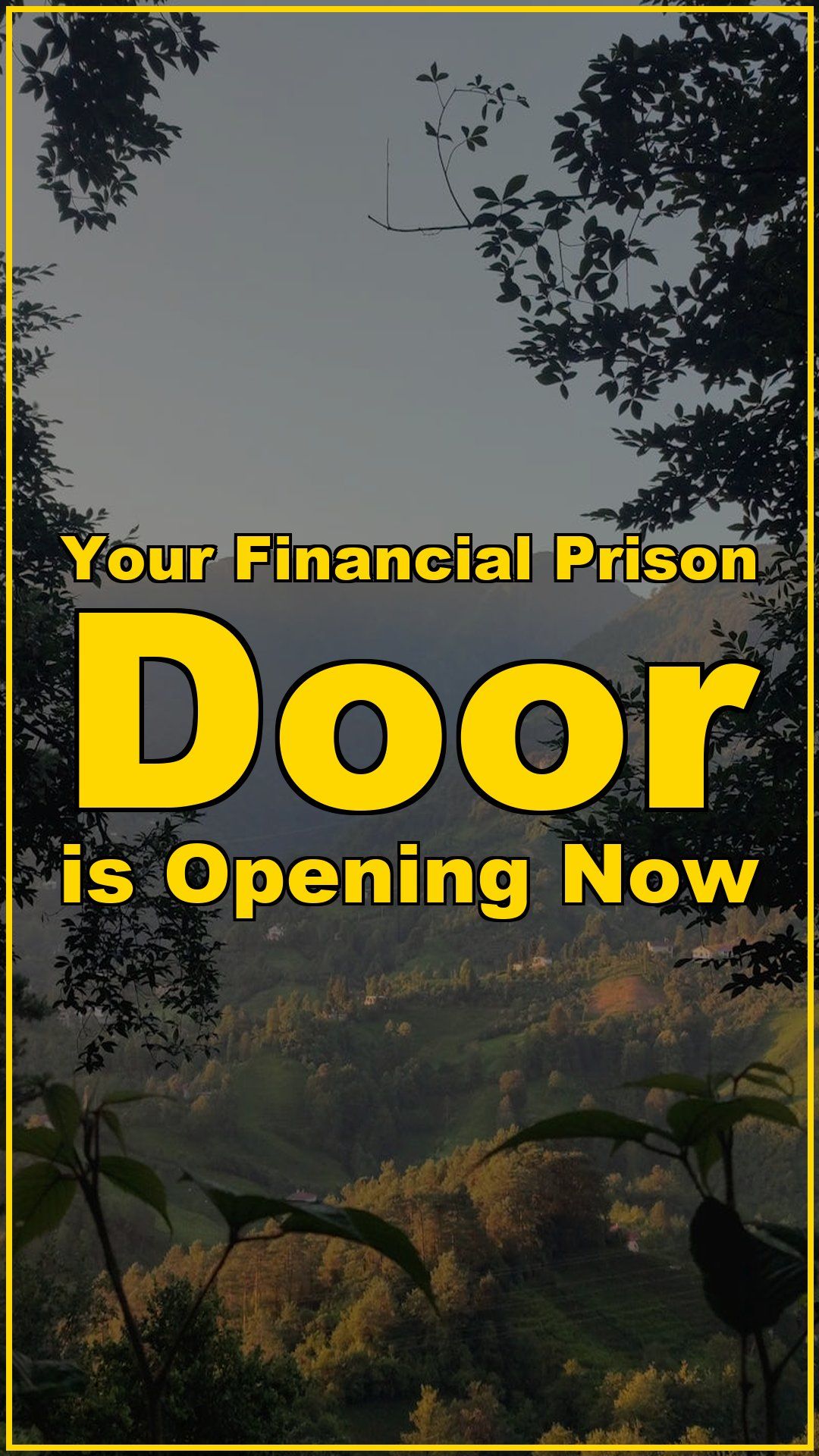 Your Financial Prison Door is Opening Now