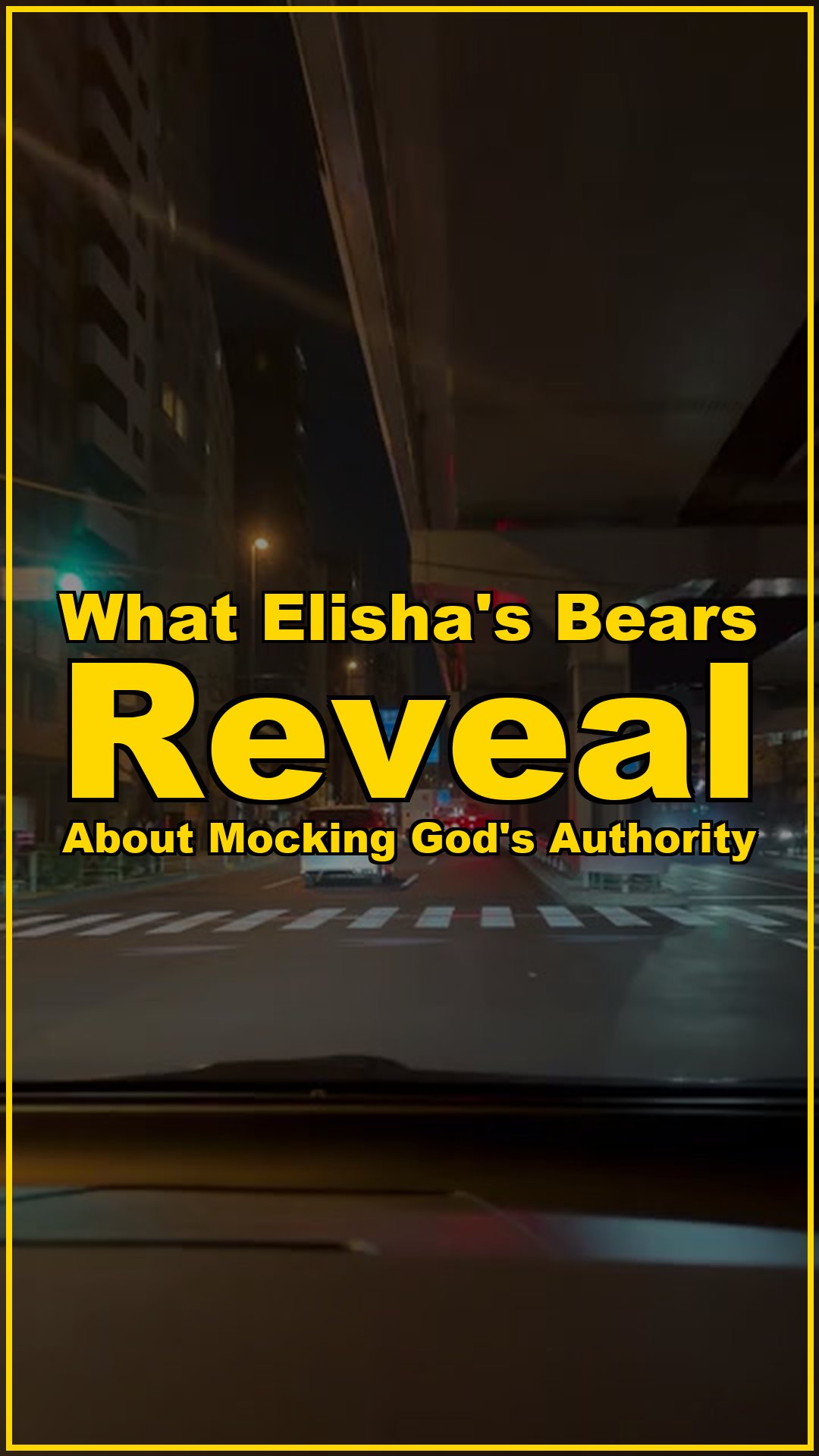 What Elishas Bears Reveal About Mocking Gods Authority