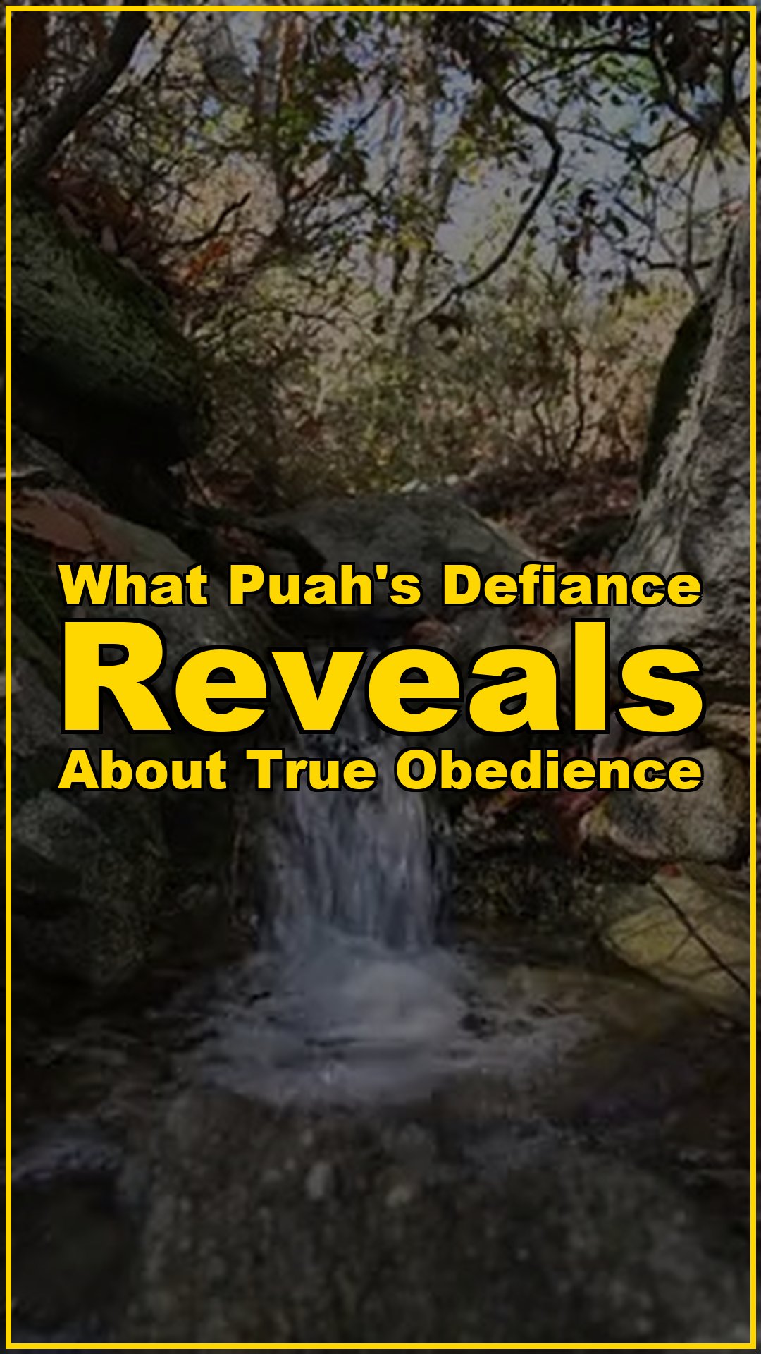 What Puahs Defiance Reveals About True Obedience