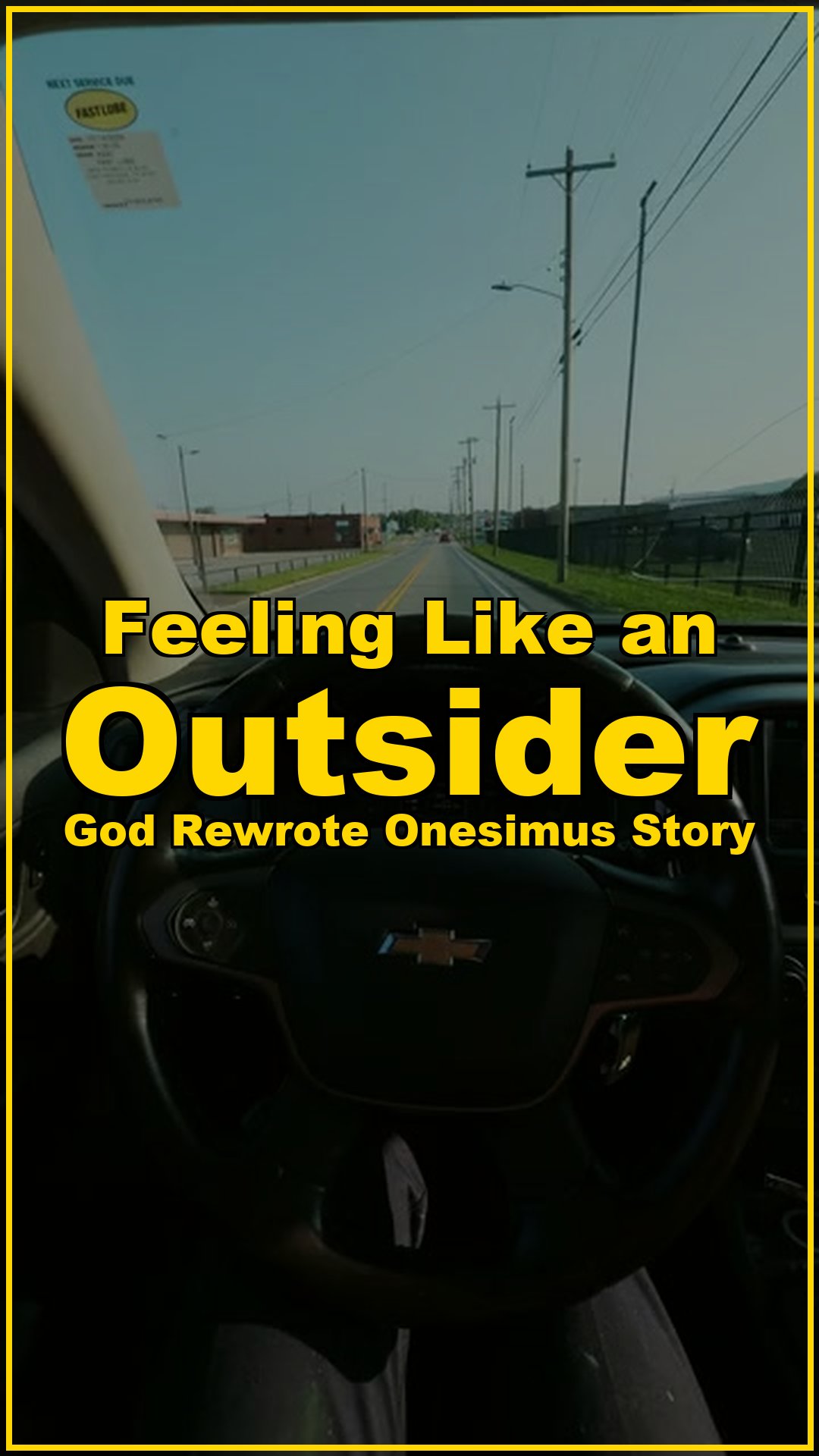 Feeling Like an Outsider God Rewrote Onesimus Story