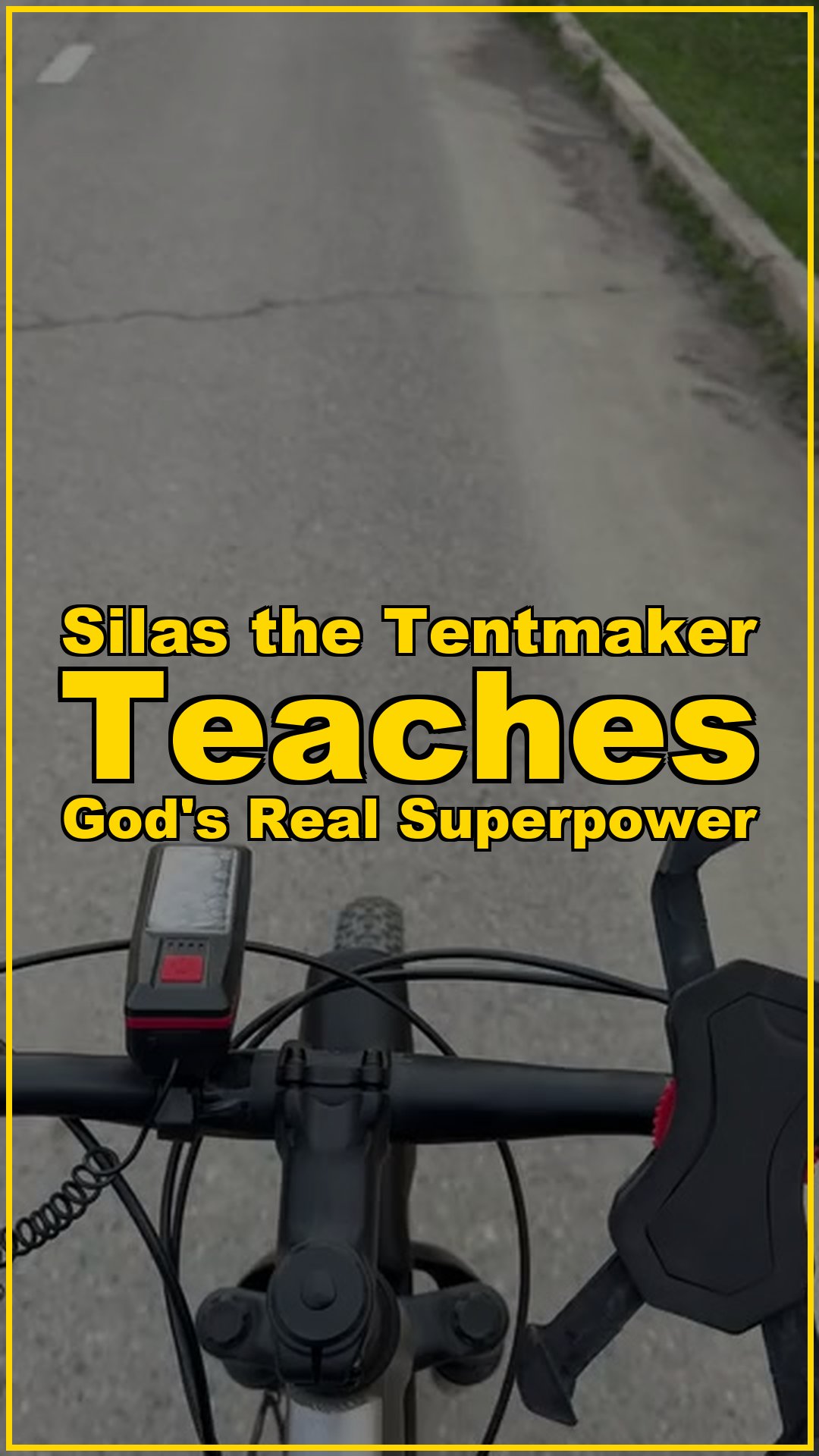 Silas the Tentmaker Teaches Gods Real Superpower