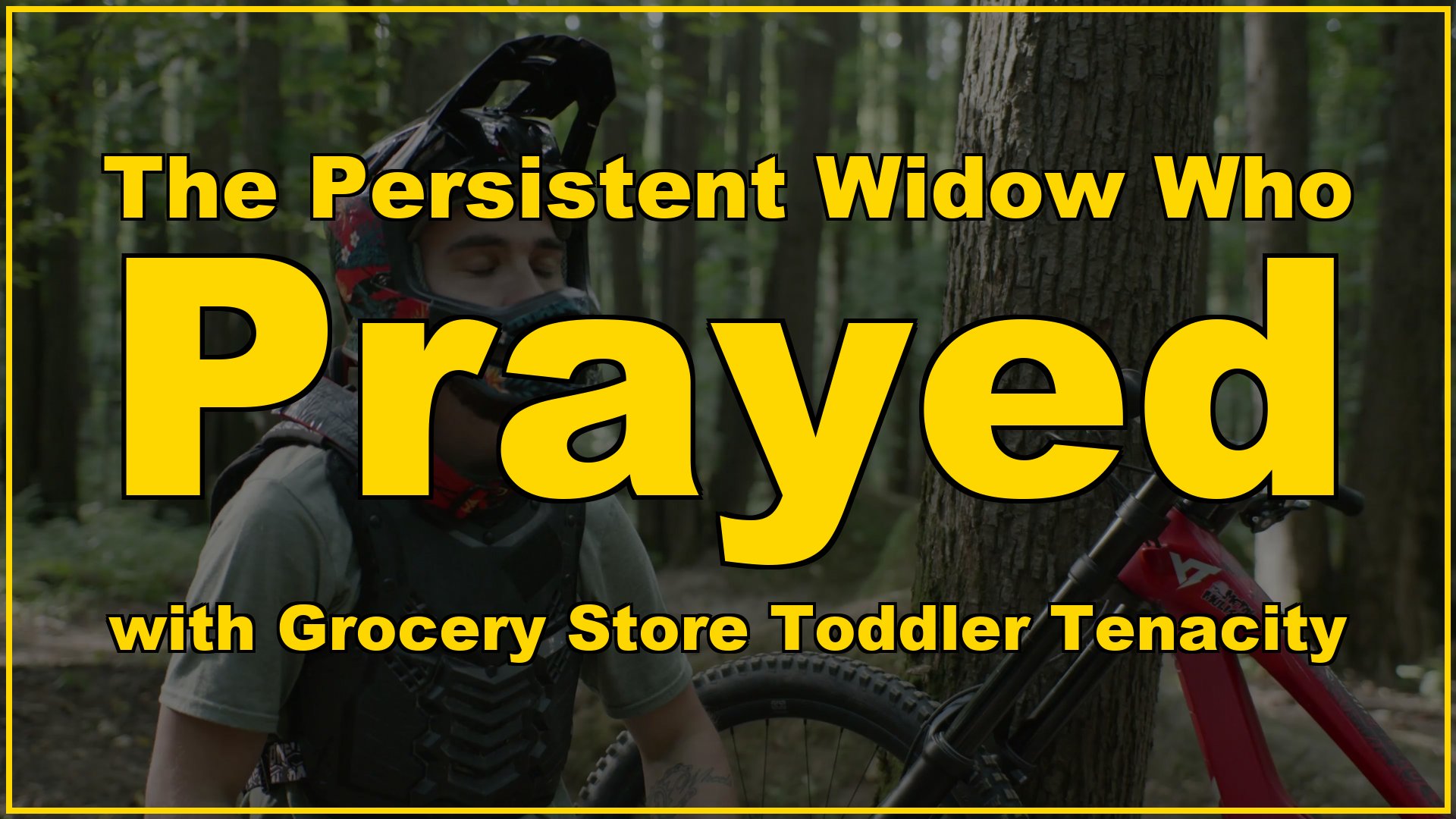 The Persistent Widow Who Prayed with Grocery Store Toddler Tenacity