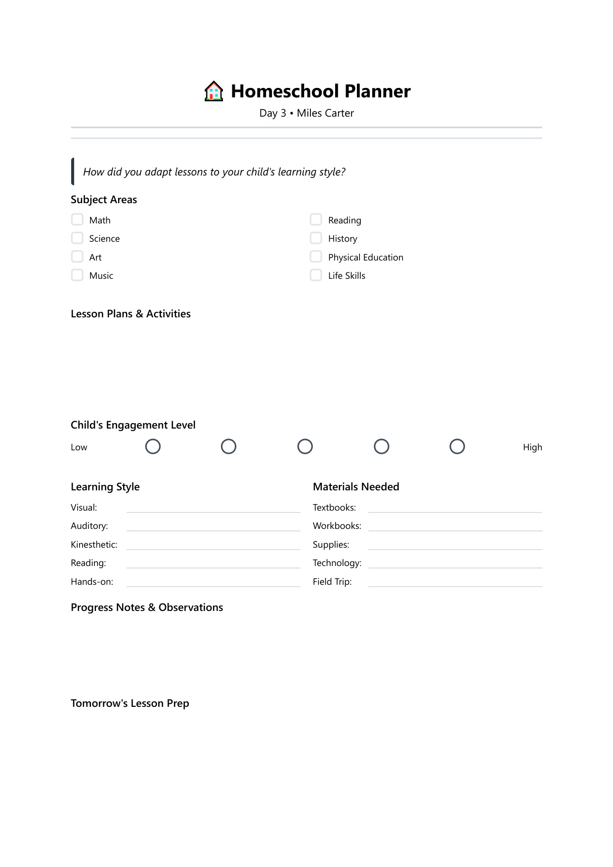 Home School Planner - Image 4